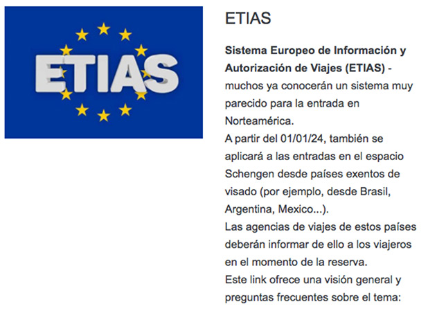 Sistema Europeo de Información y Autorización de Viajes (ETIAS)