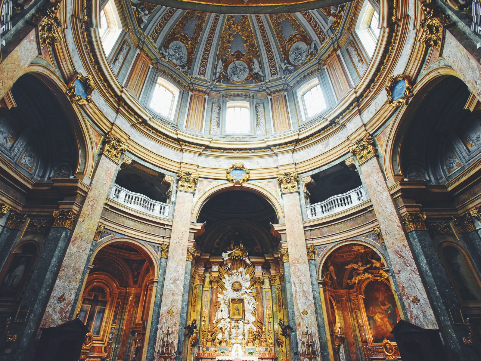 brown and white cathedral interior